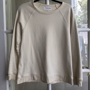 Cream Everlane Sweatshirt